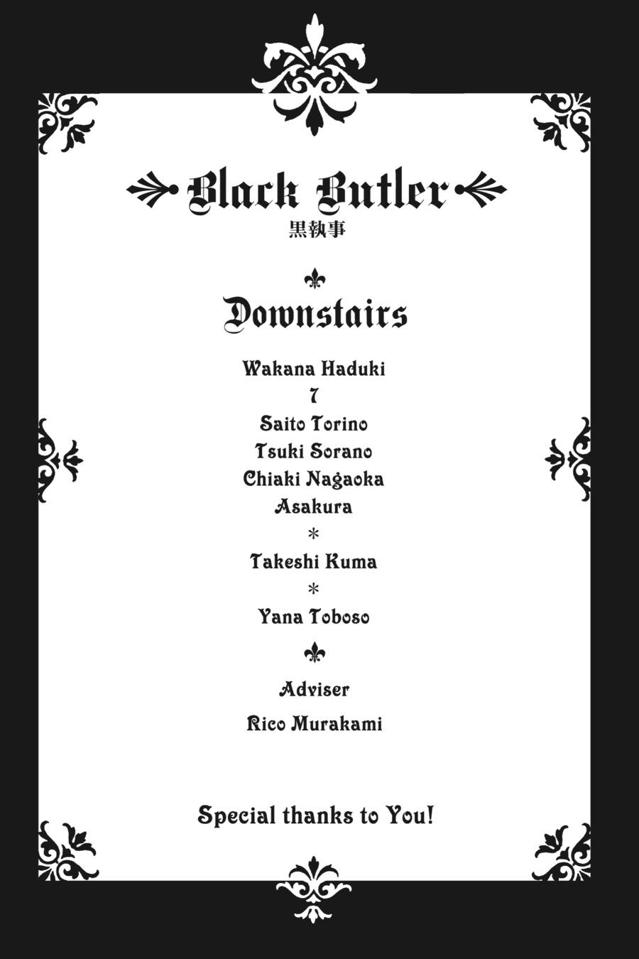 Read Black Butler Manga Online
