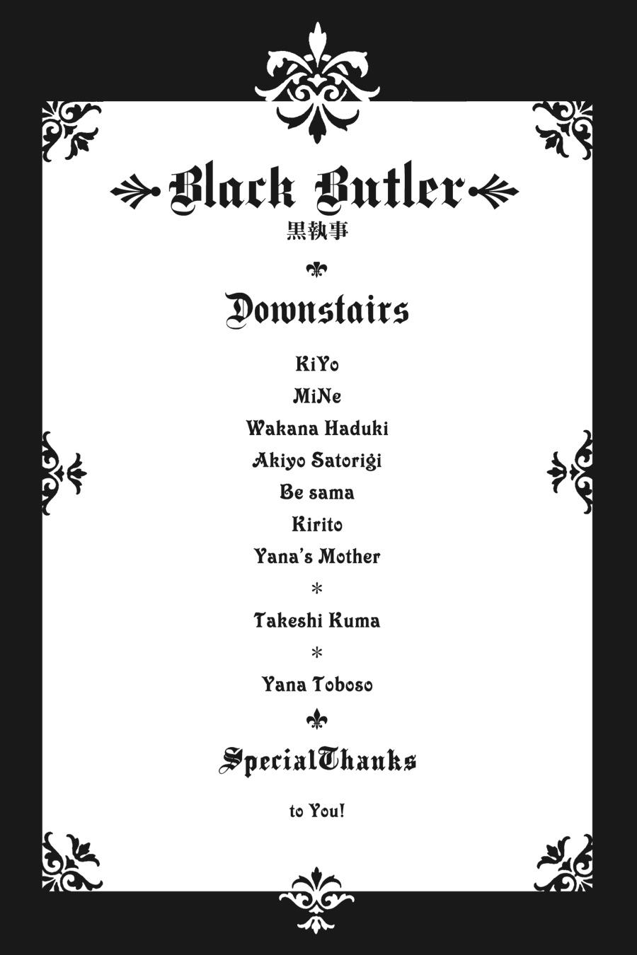 Read Black Butler Manga Online