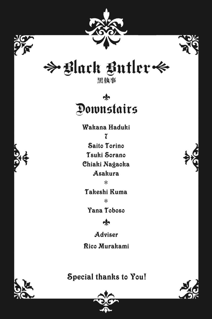 Read Black Butler Manga Online