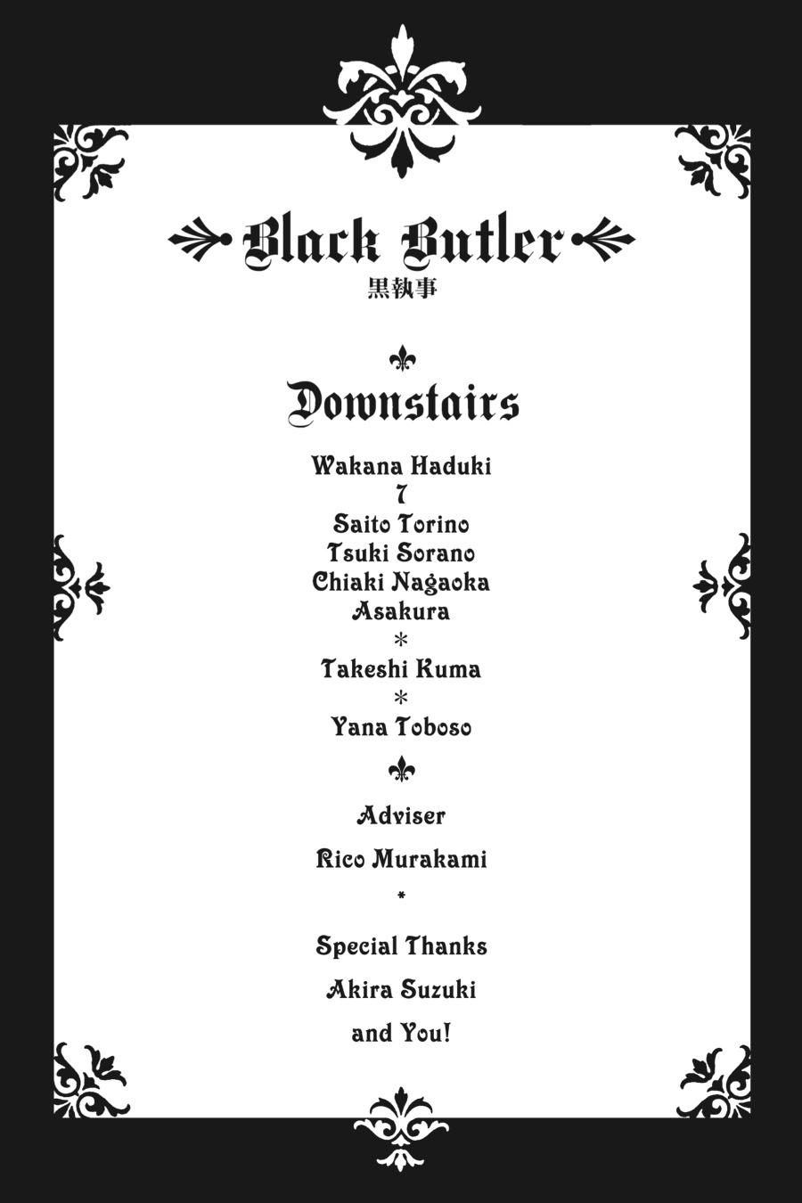 Read Black Butler Manga Online