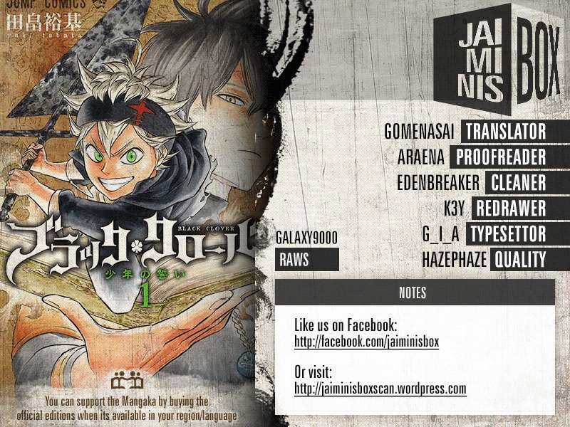 Read Black Clover Manga Online