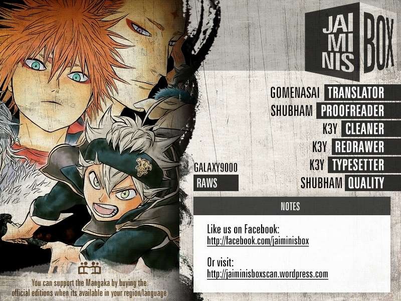 Read Black Clover Manga Online