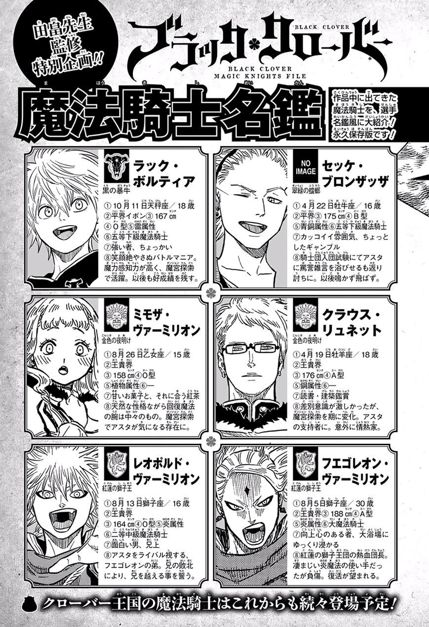 Read Black Clover Manga Online