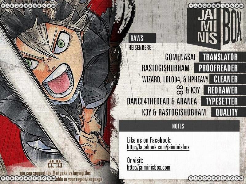 Read Black Clover Manga Online