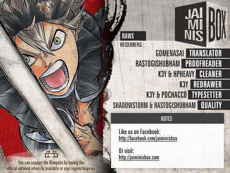 Read Black Clover Manga Online