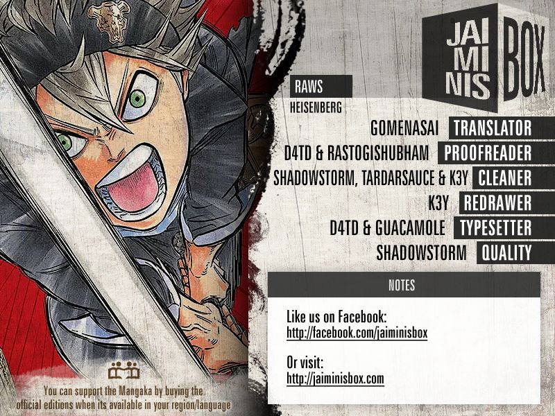 Read Black Clover Manga Online