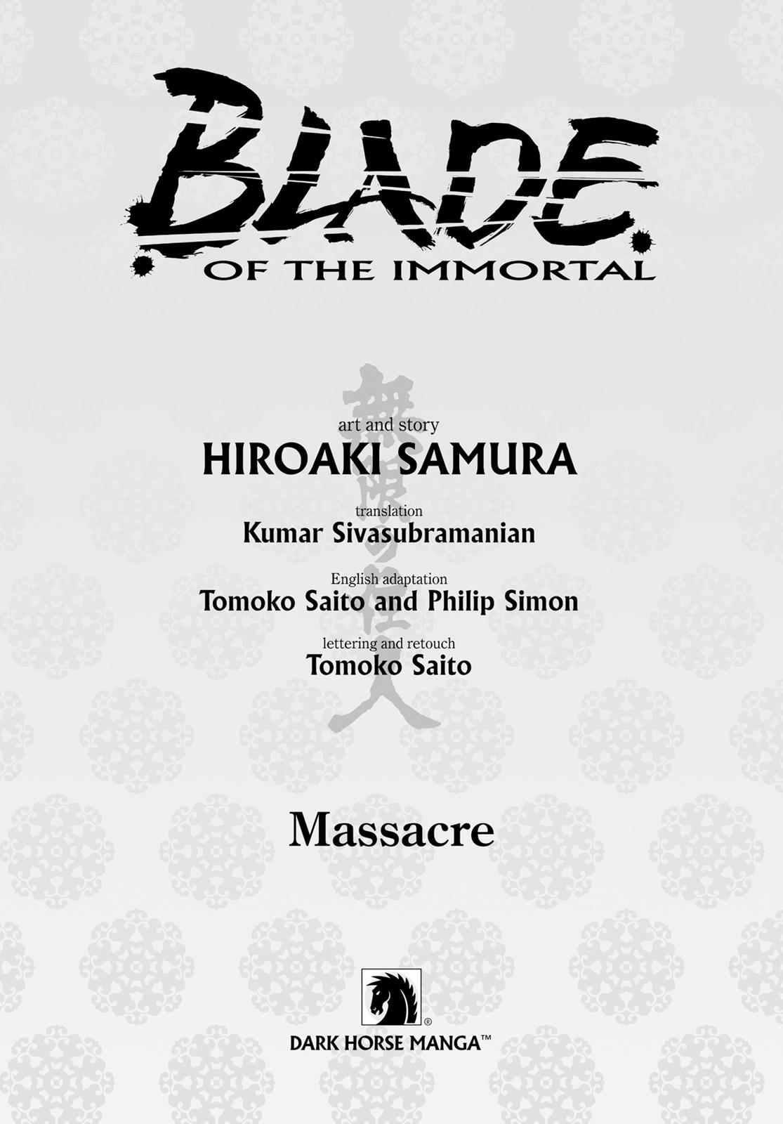 Read Blade of the Immortal Manga Online