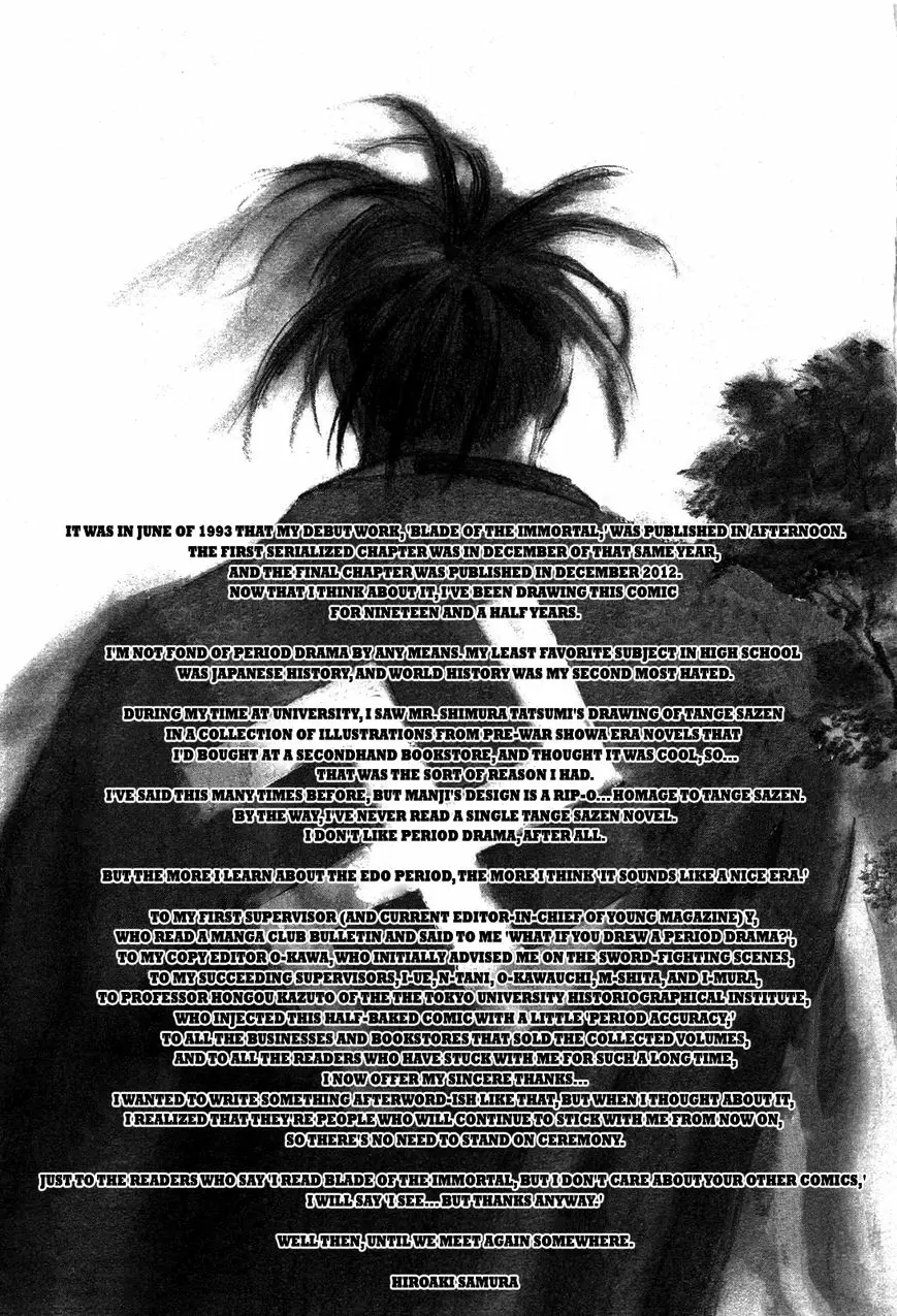 Read Blade of the Immortal Manga Online