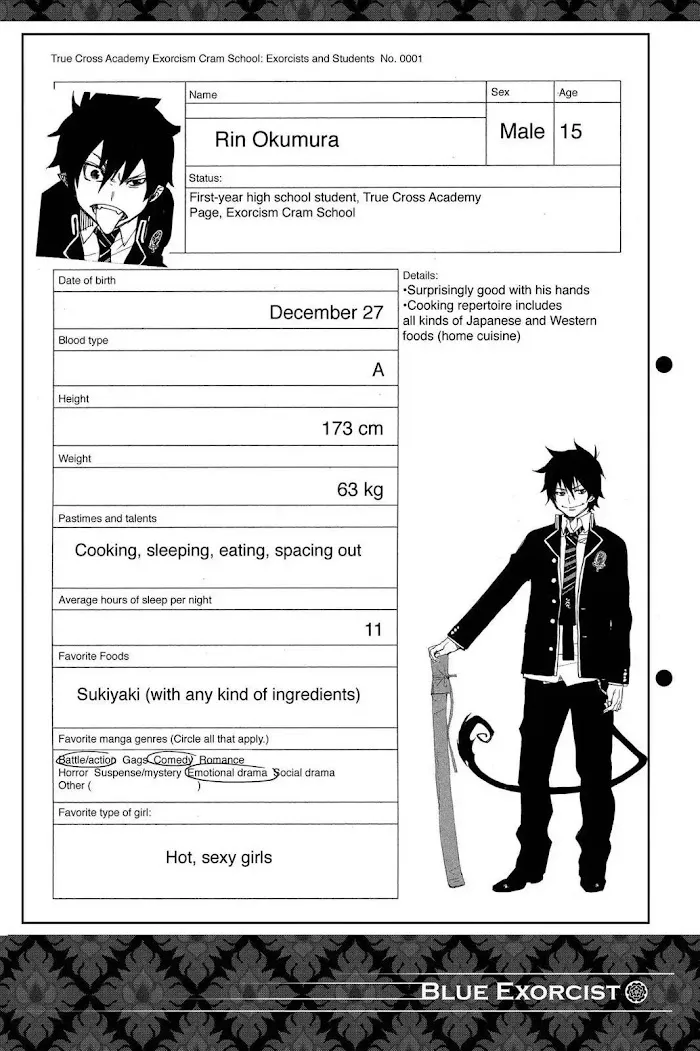 Read Blue Exorcist Manga Online
