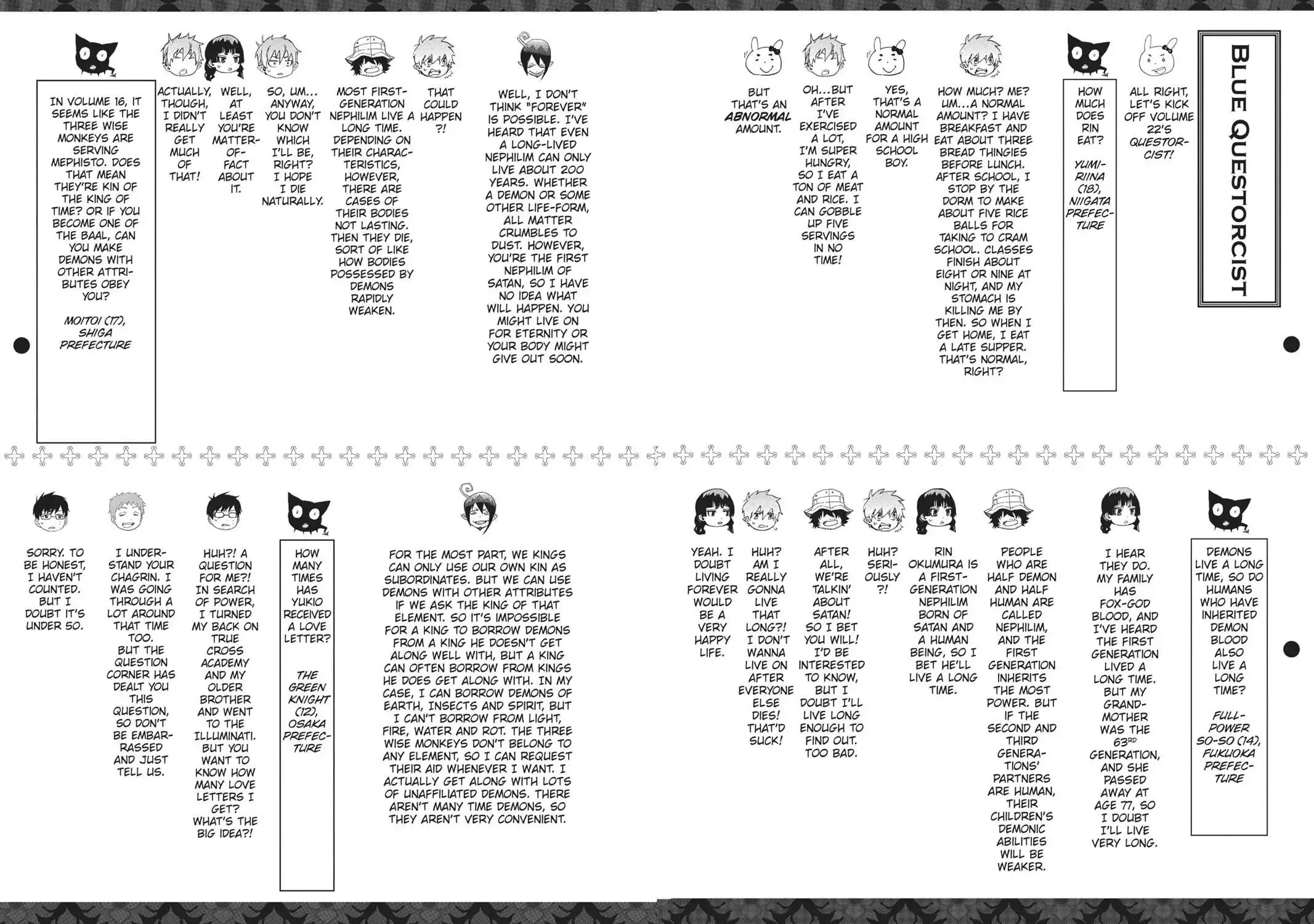 Read Blue Exorcist Manga Online