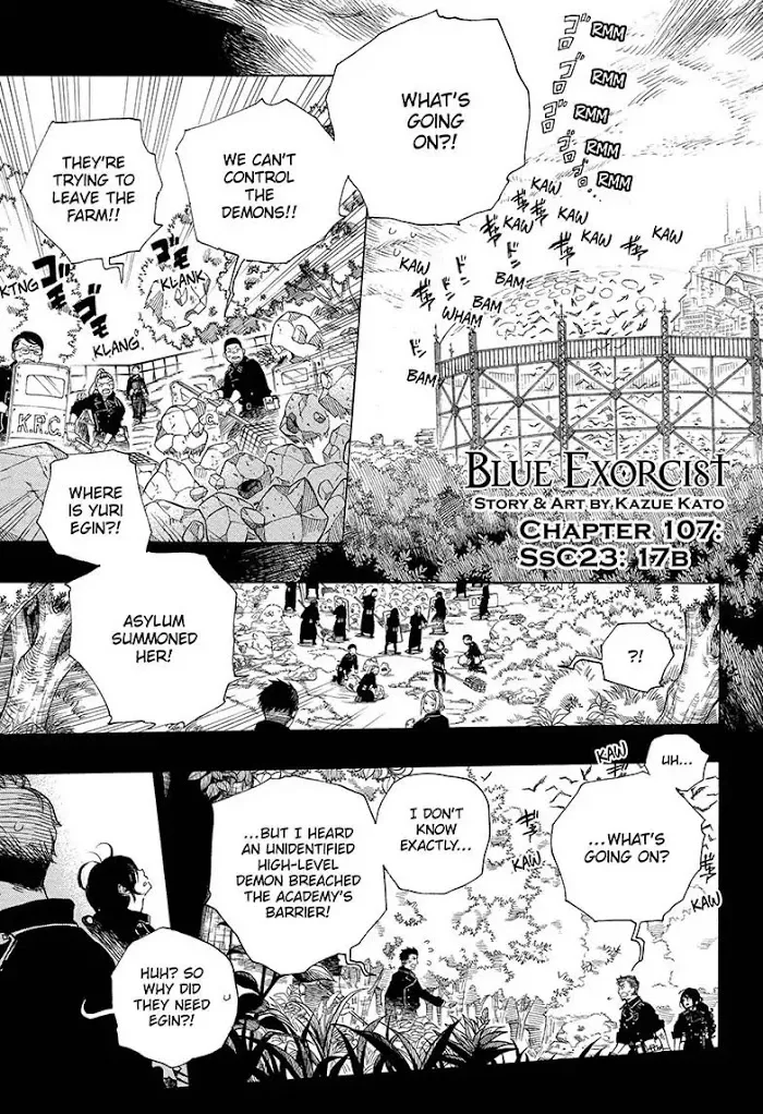 Read Blue Exorcist Manga Online