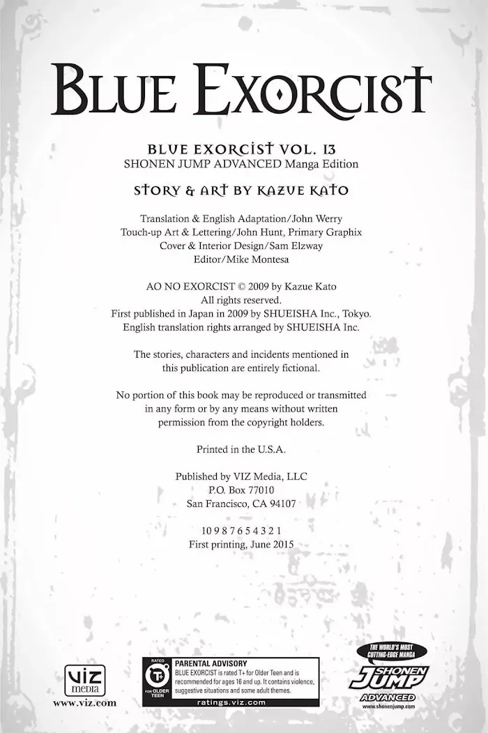 Read Blue Exorcist Manga Online