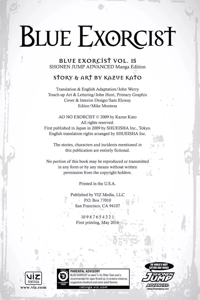 Read Blue Exorcist Manga Online