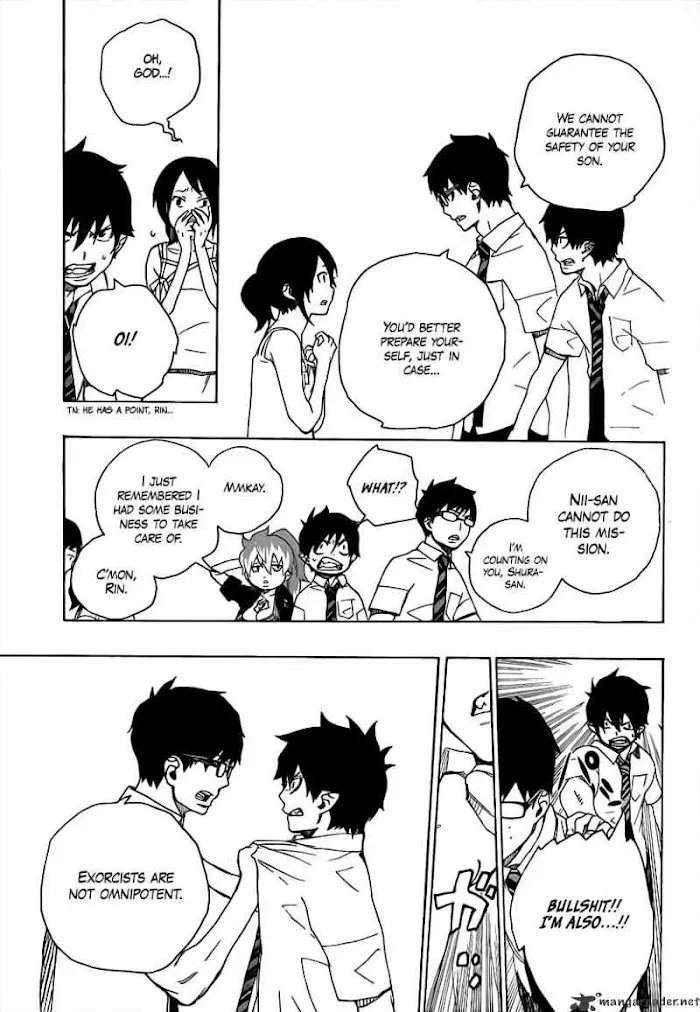Read Blue Exorcist Manga Online