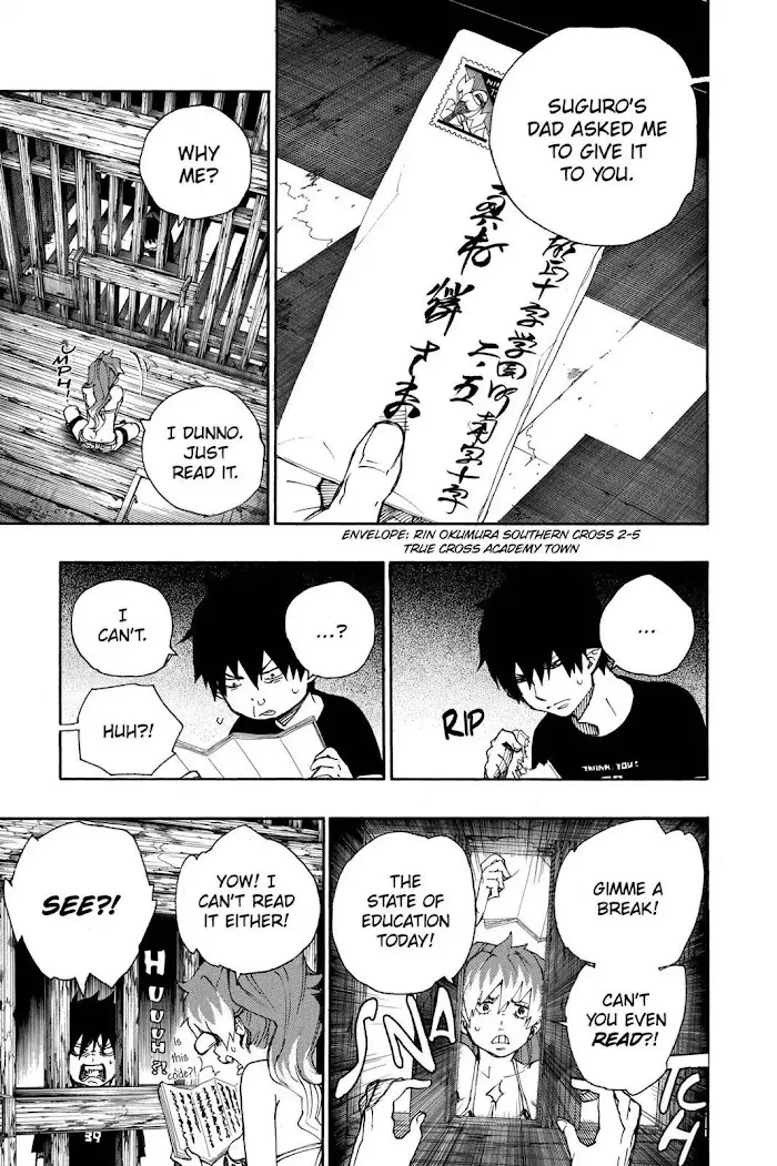 Read Blue Exorcist Manga Online