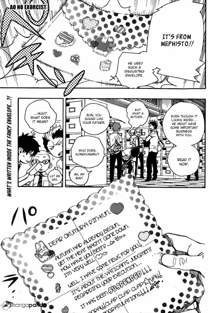 Read Blue Exorcist Manga Online