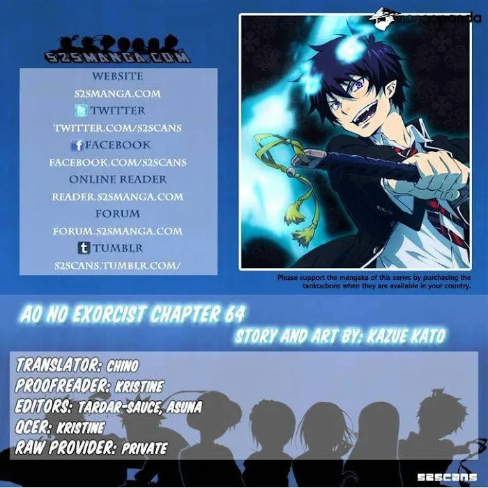 Read Blue Exorcist Manga Online