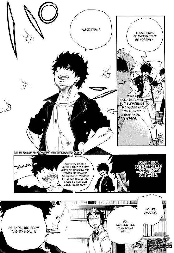 Read Blue Exorcist Manga Online