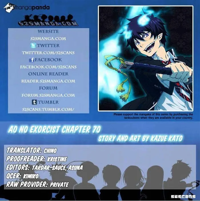 Read Blue Exorcist Manga Online