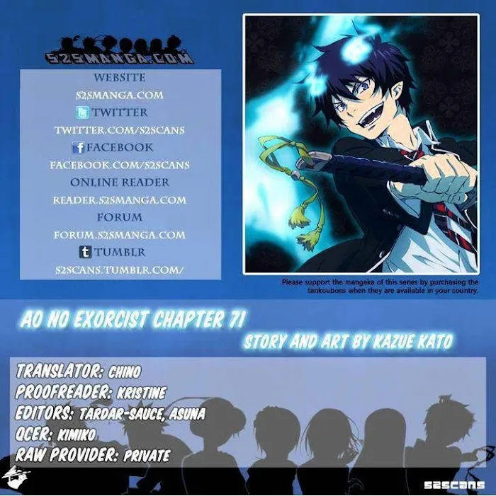 Read Blue Exorcist Manga Online