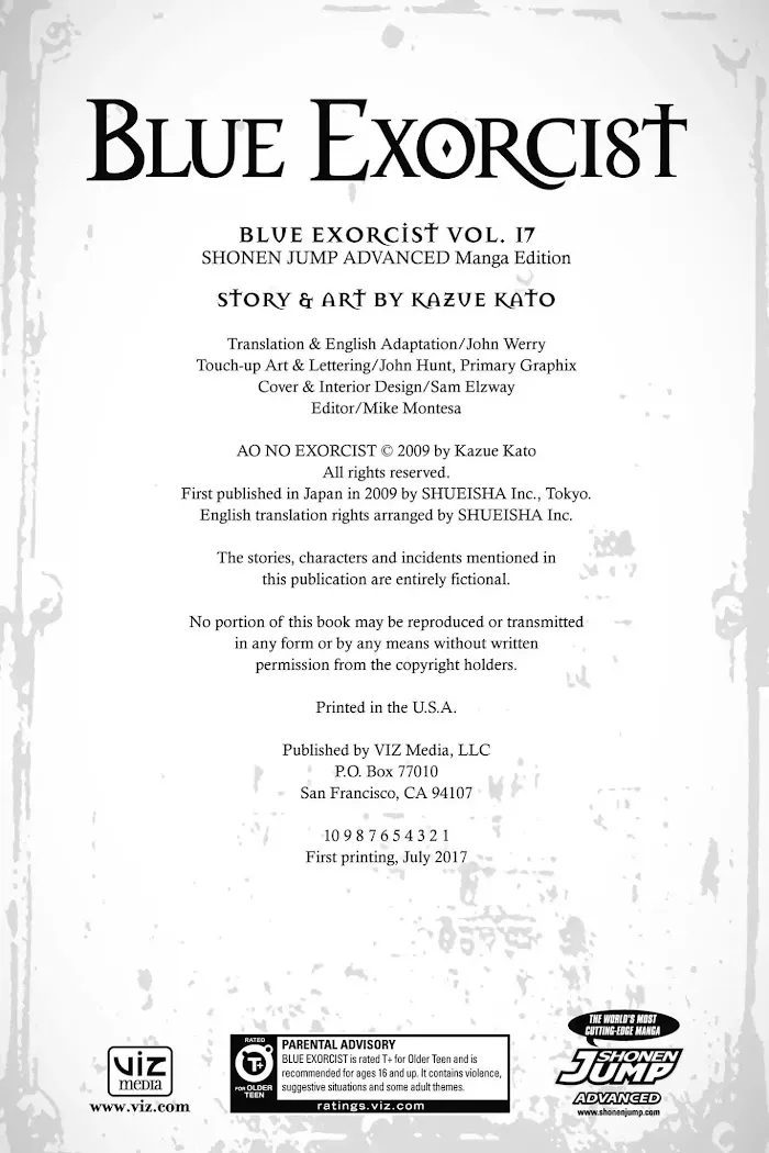 Read Blue Exorcist Manga Online