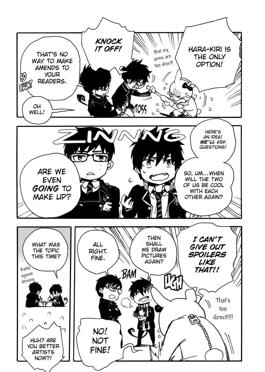 Read Blue Exorcist Manga Online