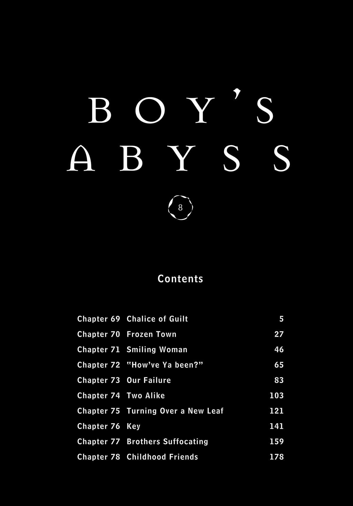 Read Boy's Abyss Manga Online