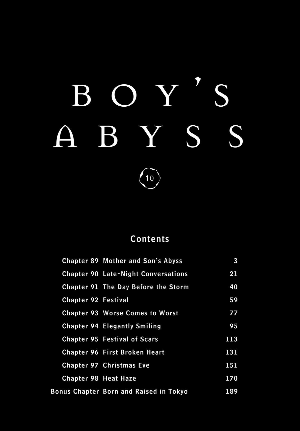 Read Boy's Abyss Manga Online