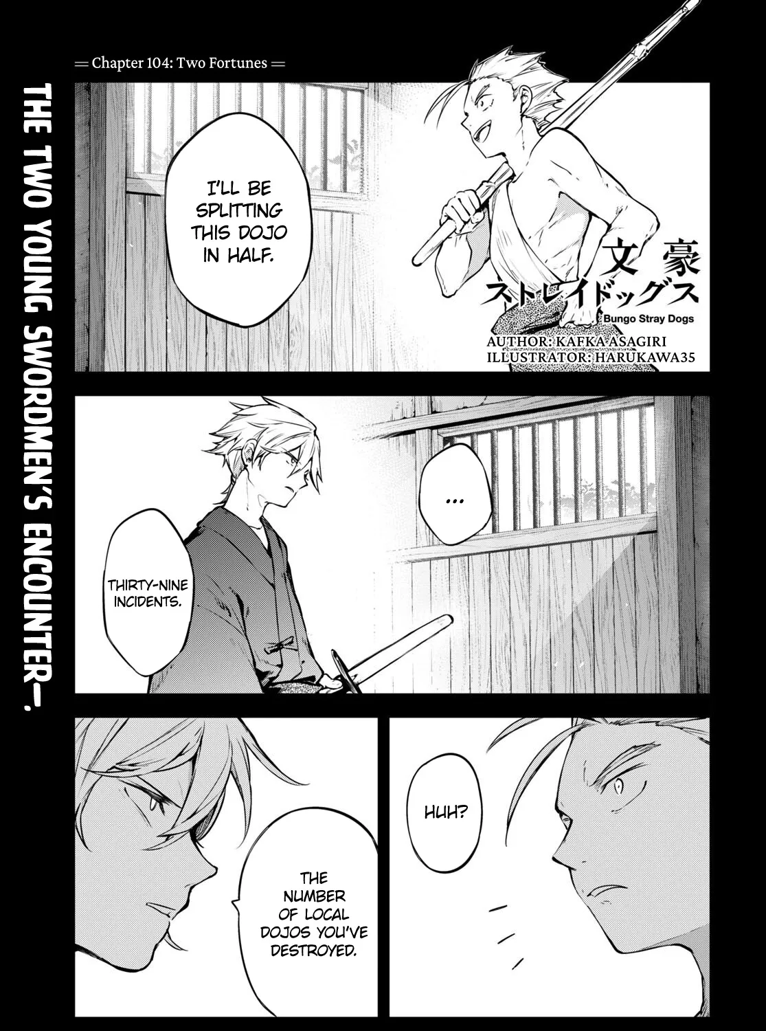 Read Bungou Stray Dogs Manga Online