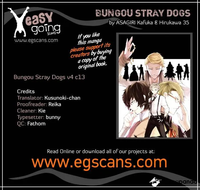 Read Bungou Stray Dogs Manga Online