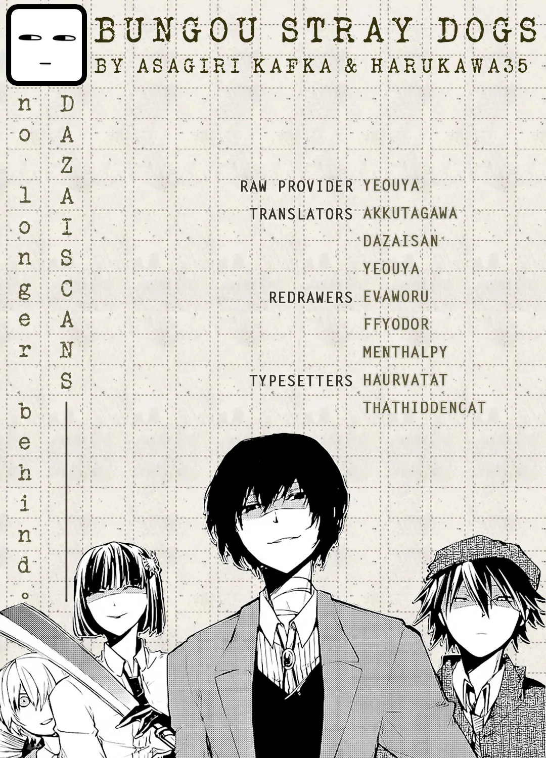 Read Bungou Stray Dogs Manga Online
