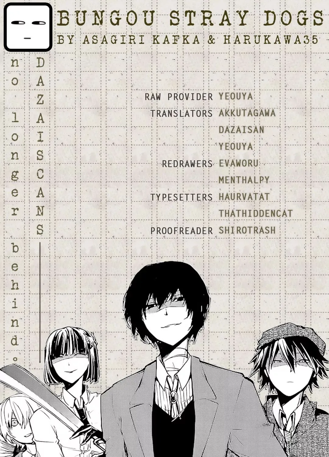 Read Bungou Stray Dogs Manga Online