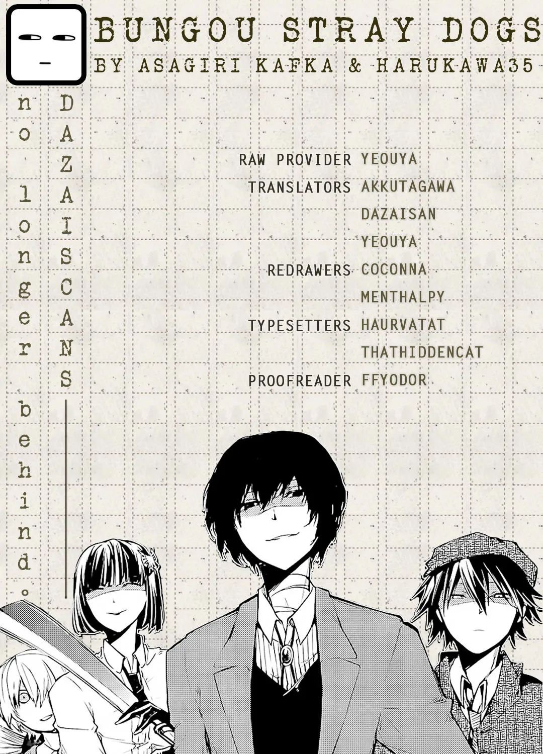Read Bungou Stray Dogs Manga Online
