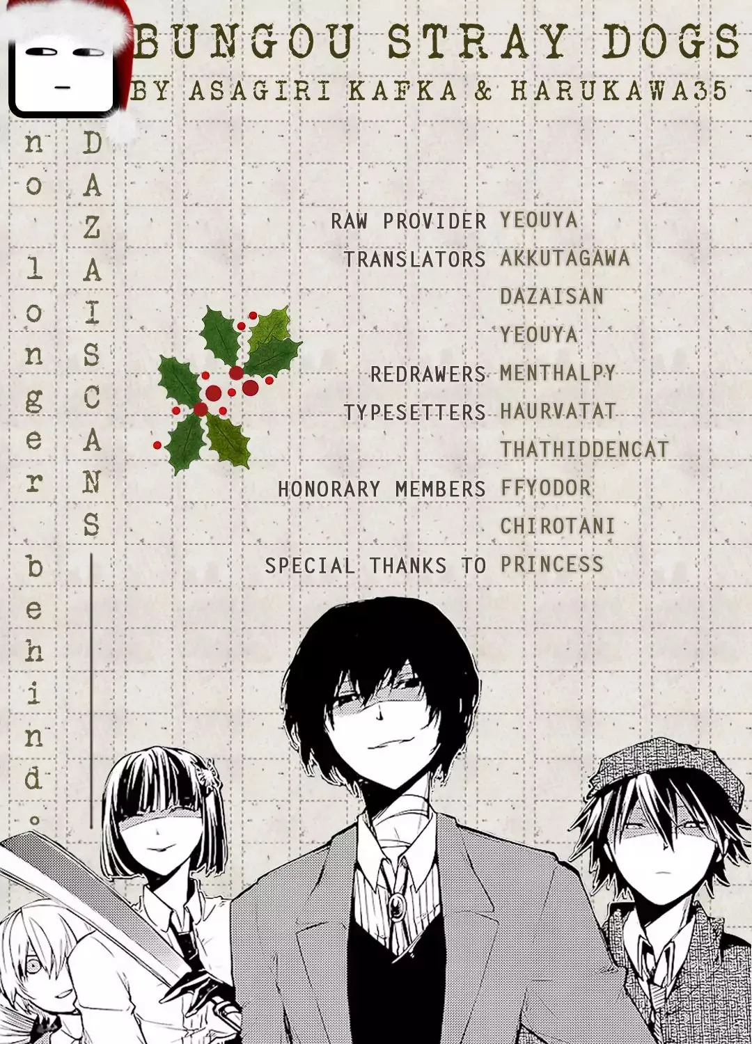 Read Bungou Stray Dogs Manga Online