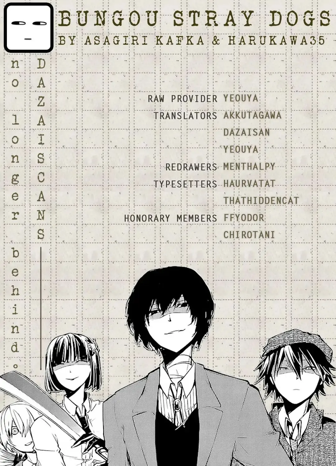 Read Bungou Stray Dogs Manga Online