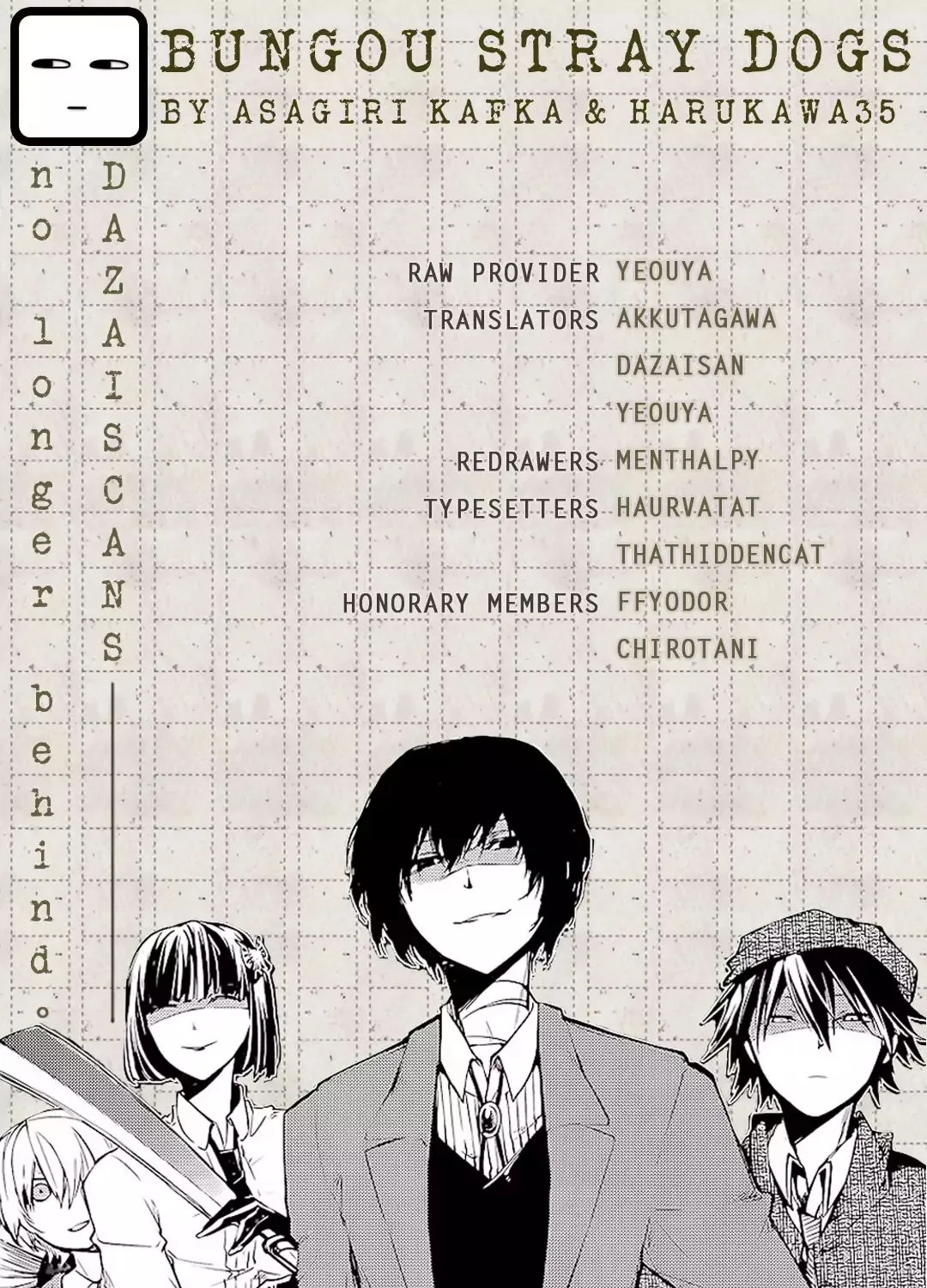 Read Bungou Stray Dogs Manga Online