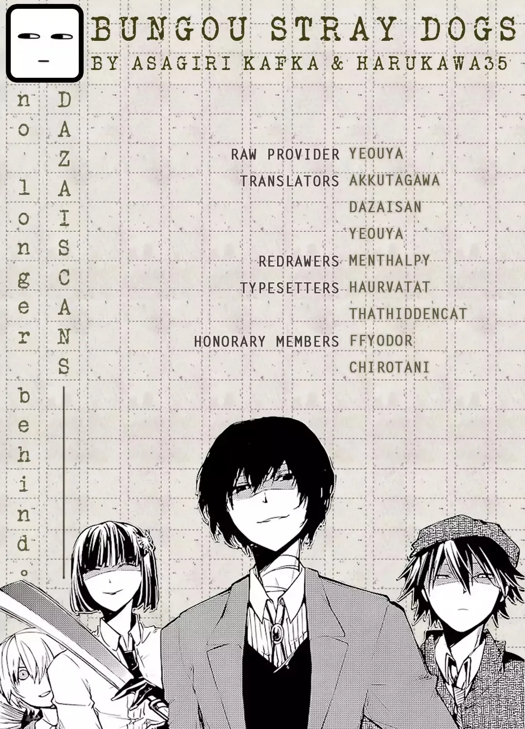Read Bungou Stray Dogs Manga Online