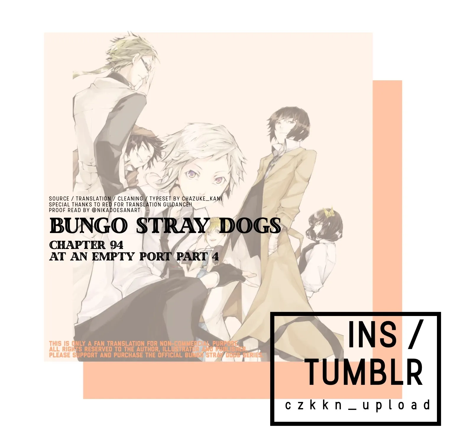 Read Bungou Stray Dogs Manga Online