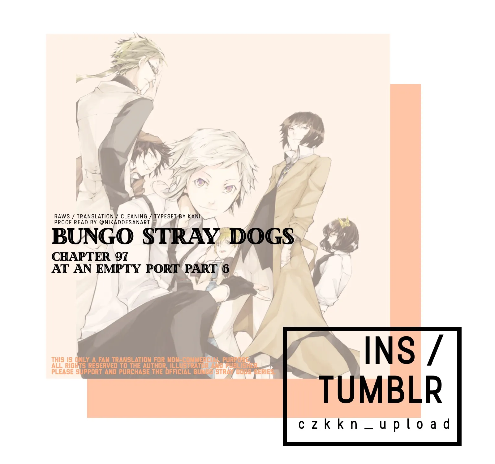 Read Bungou Stray Dogs Manga Online