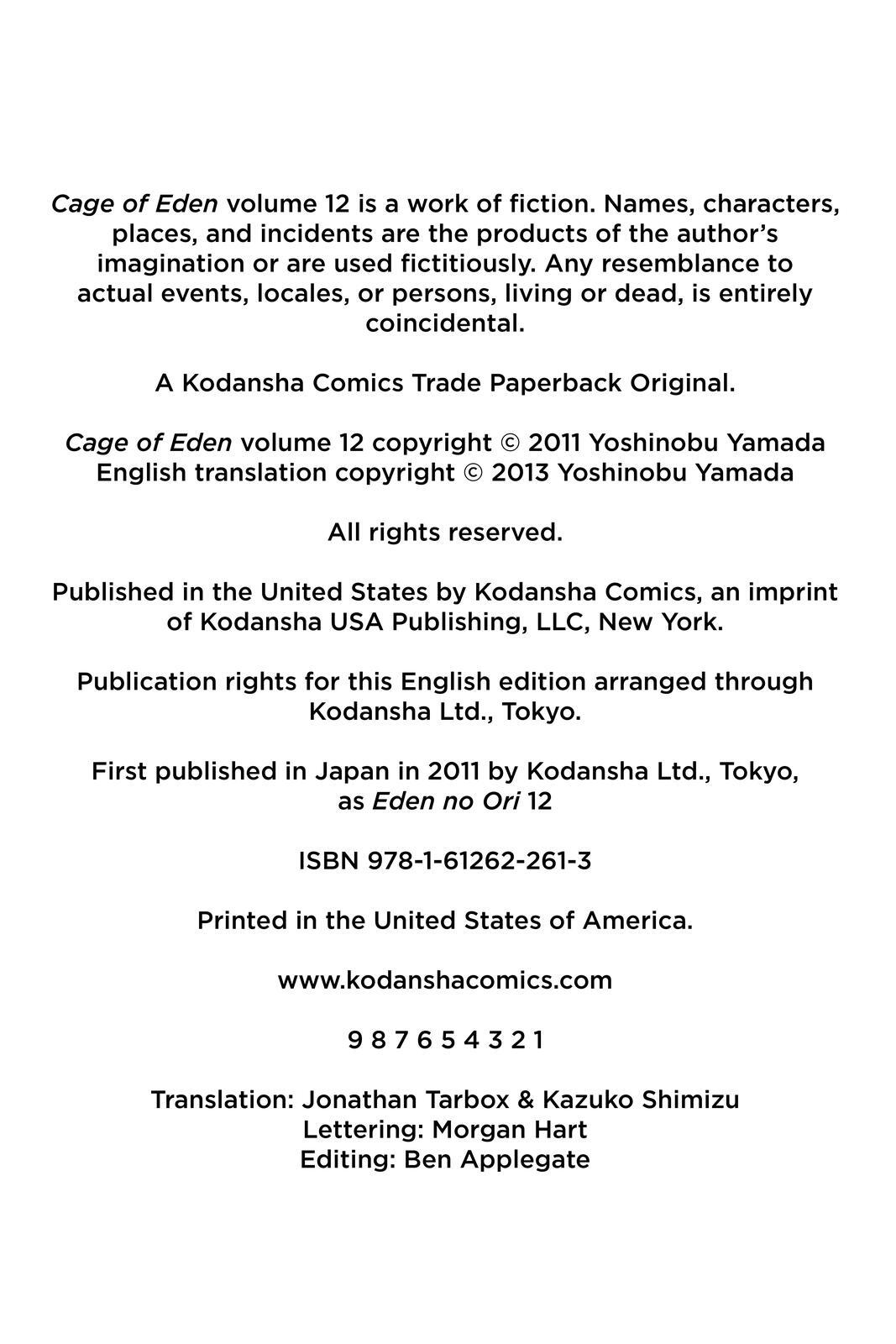 Read Cage of Eden Manga Online