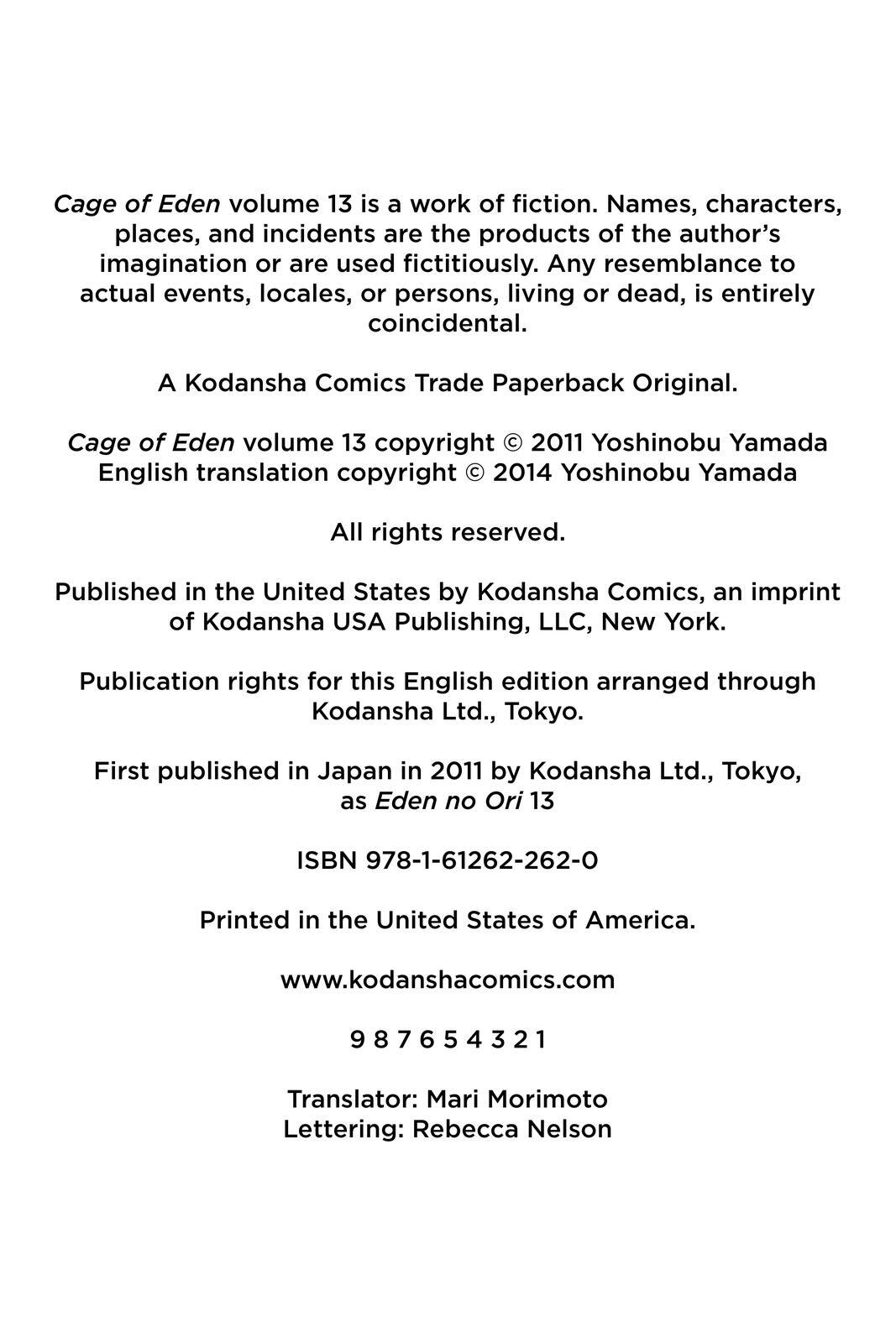 Read Cage of Eden Manga Online