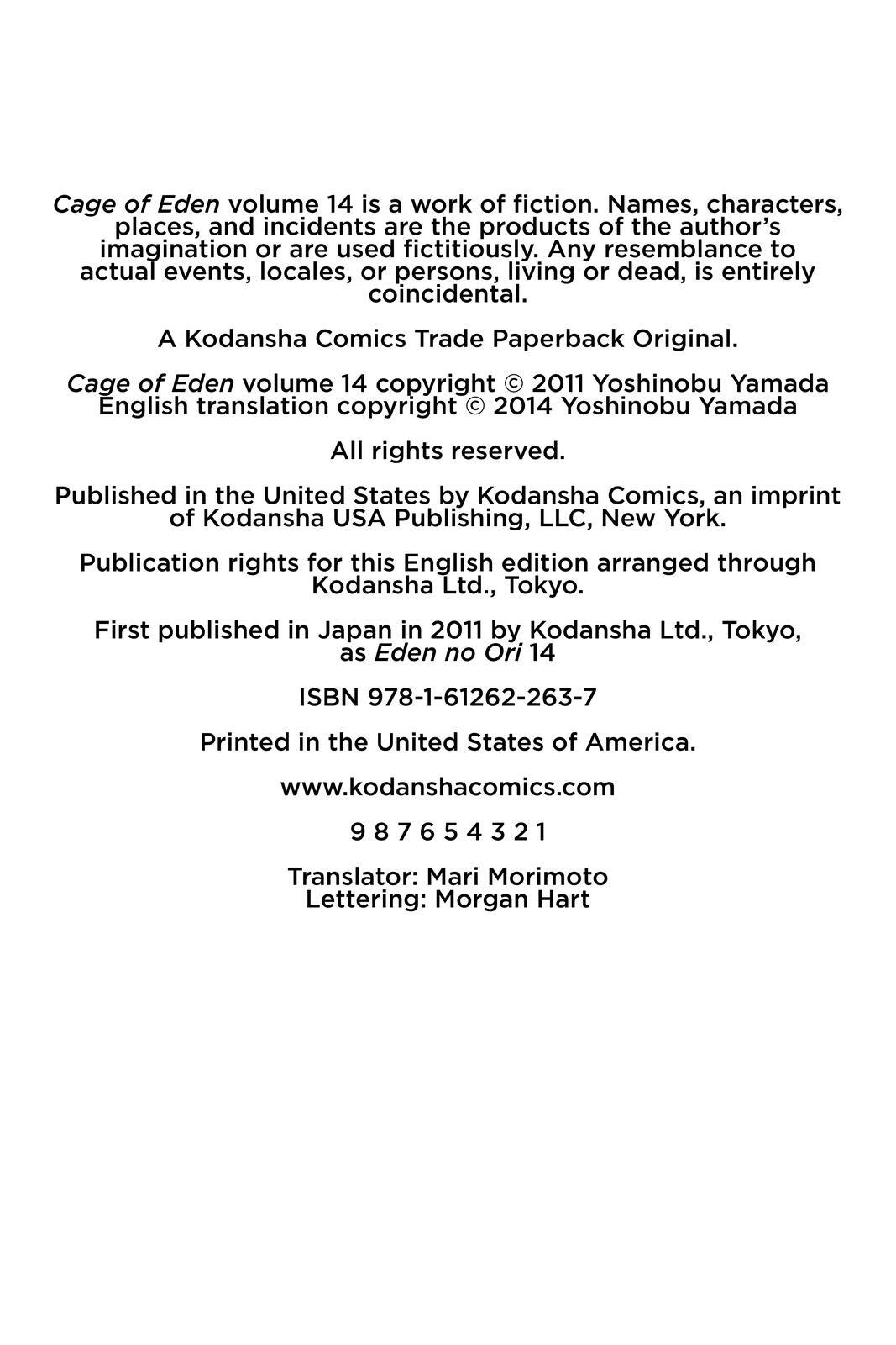 Read Cage of Eden Manga Online