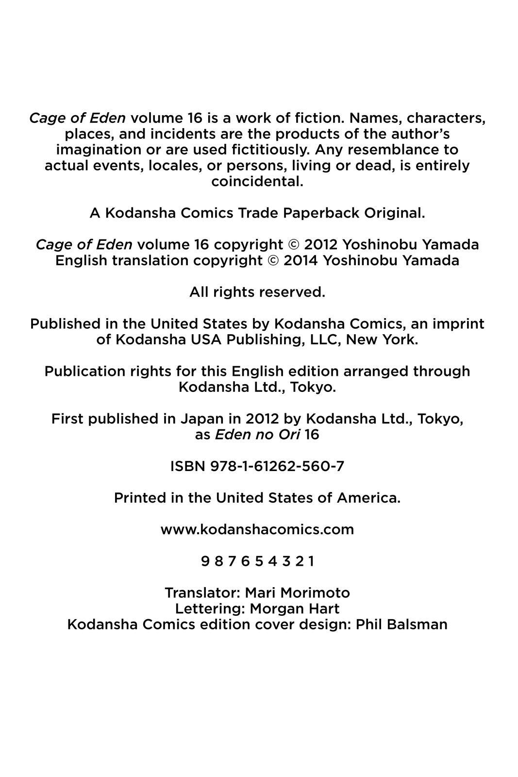 Read Cage of Eden Manga Online