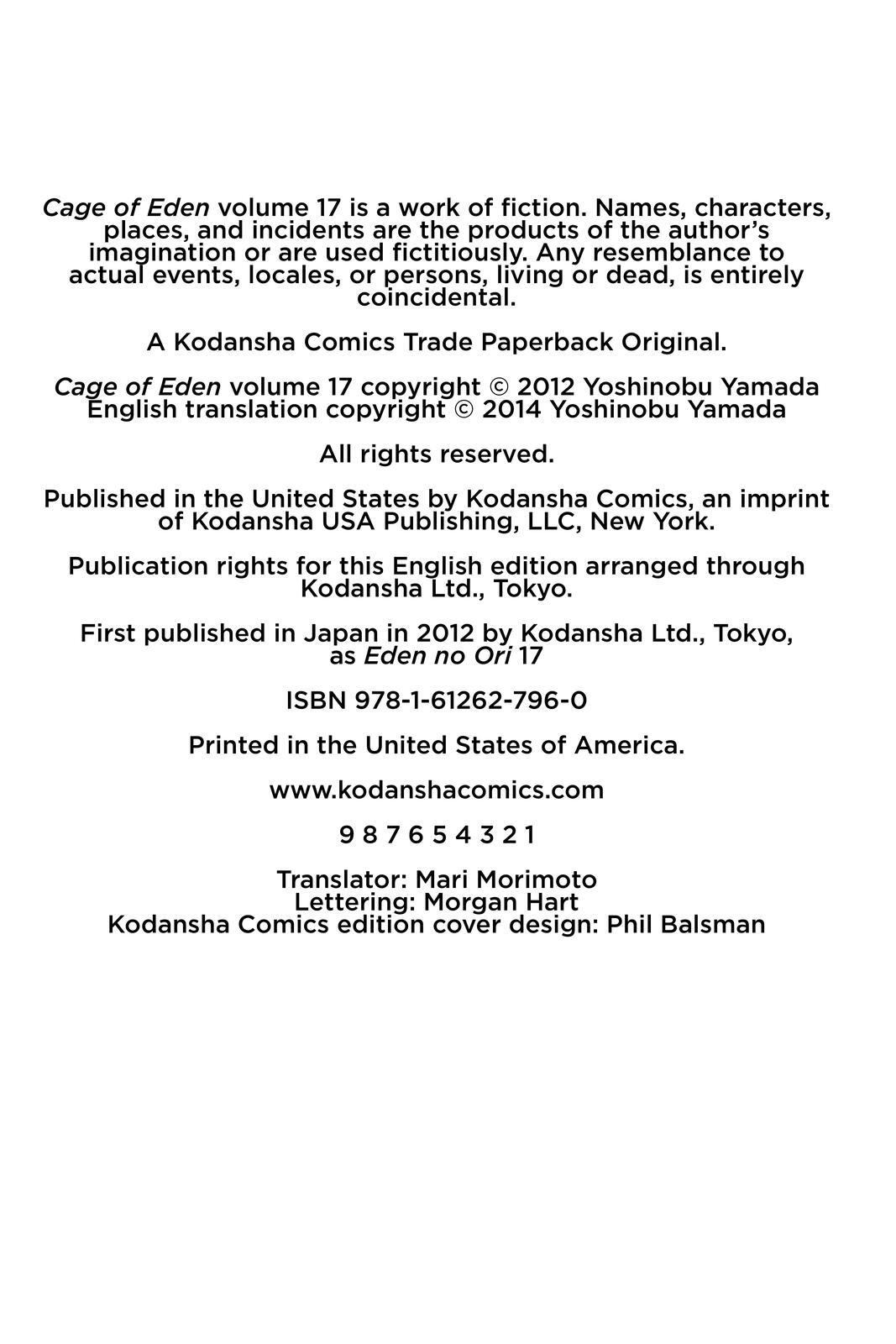 Read Cage of Eden Manga Online