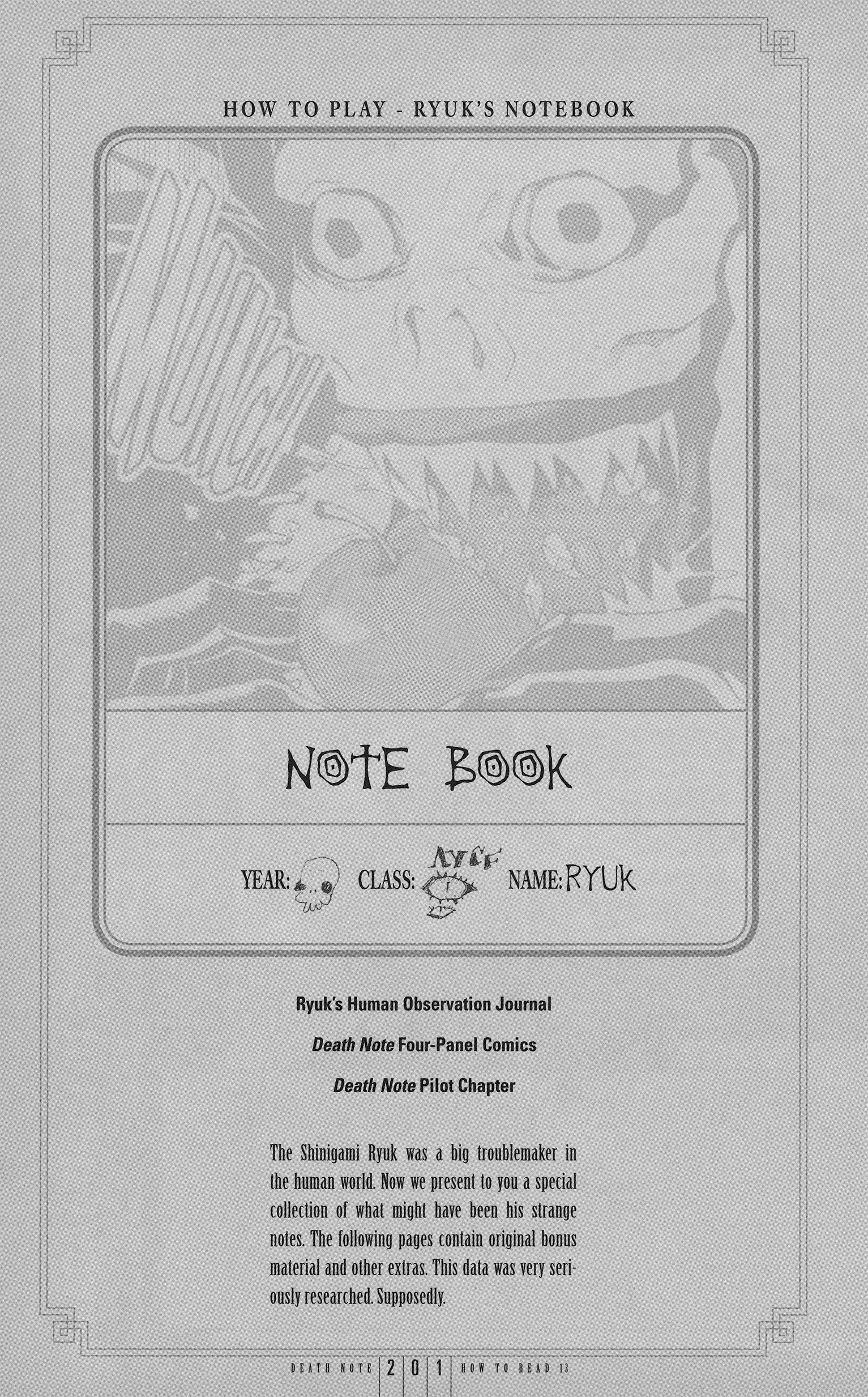 Read Death Note Manga Online