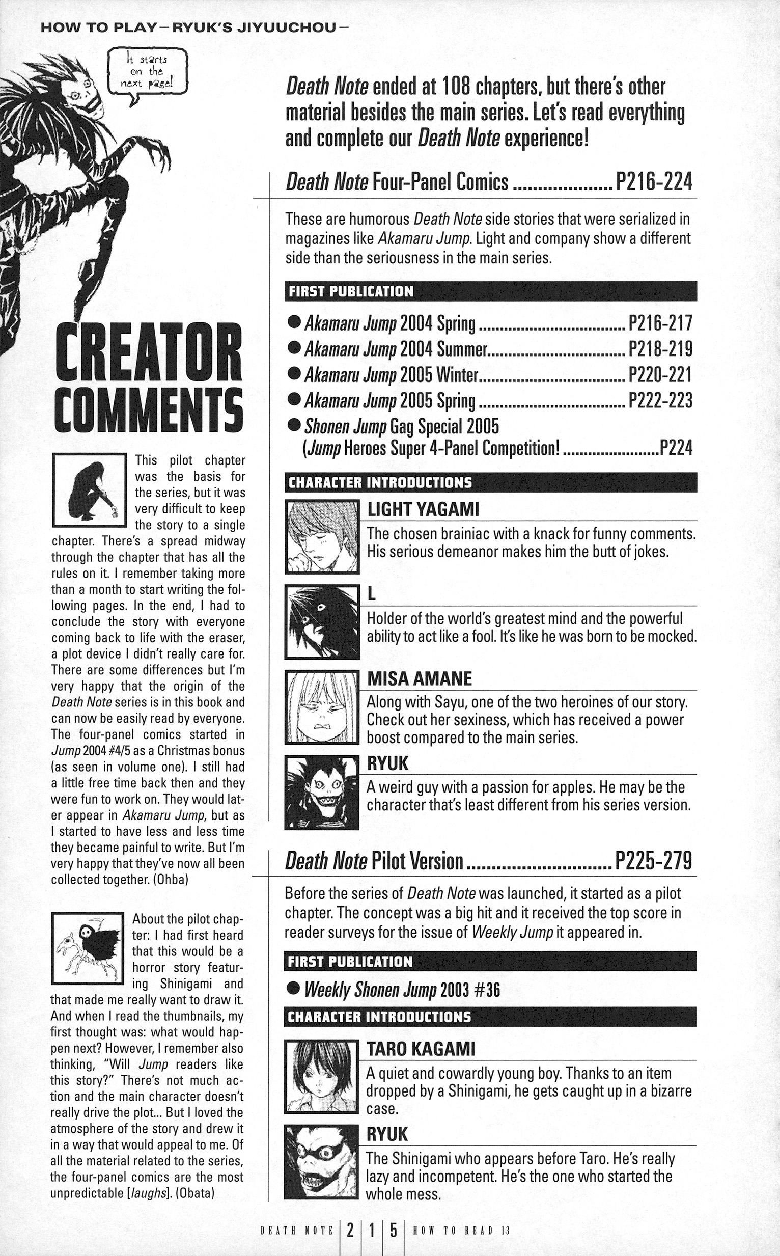 Read Death Note Manga Online