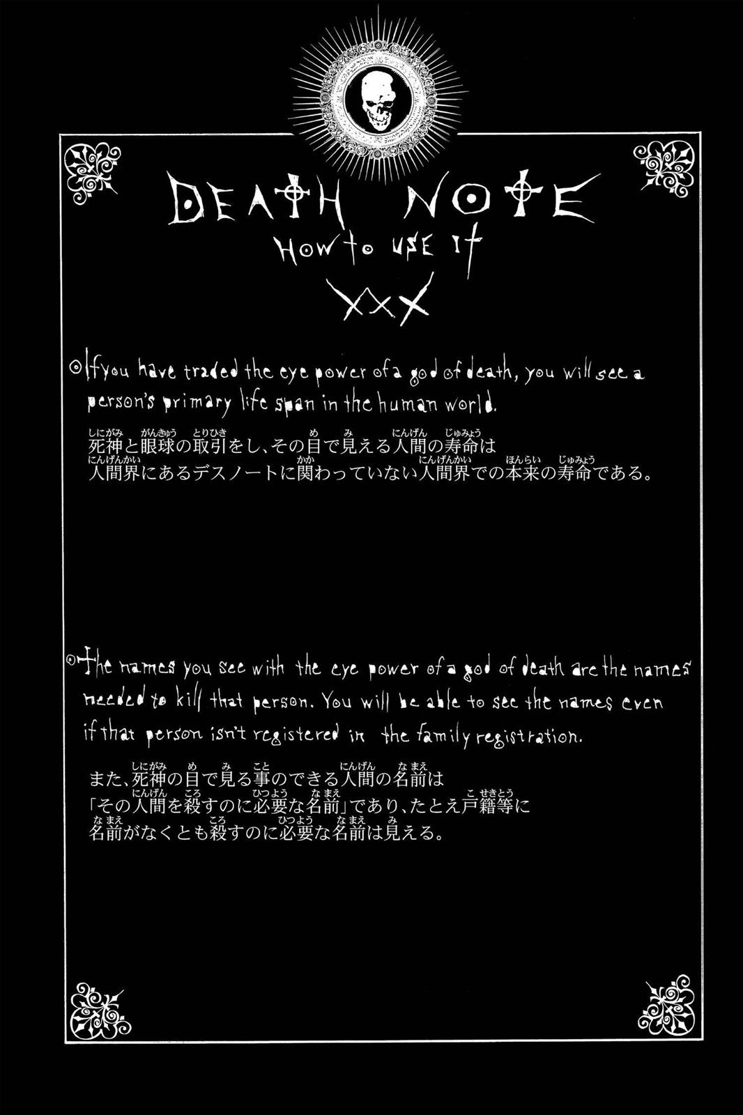 Read Death Note Manga Online