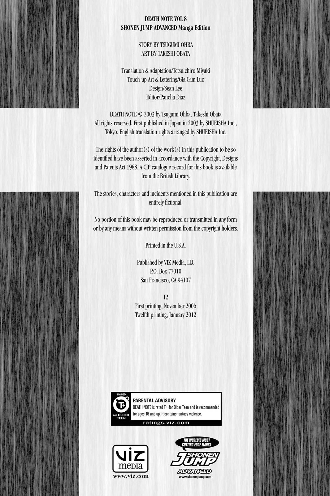Read Death Note Manga Online