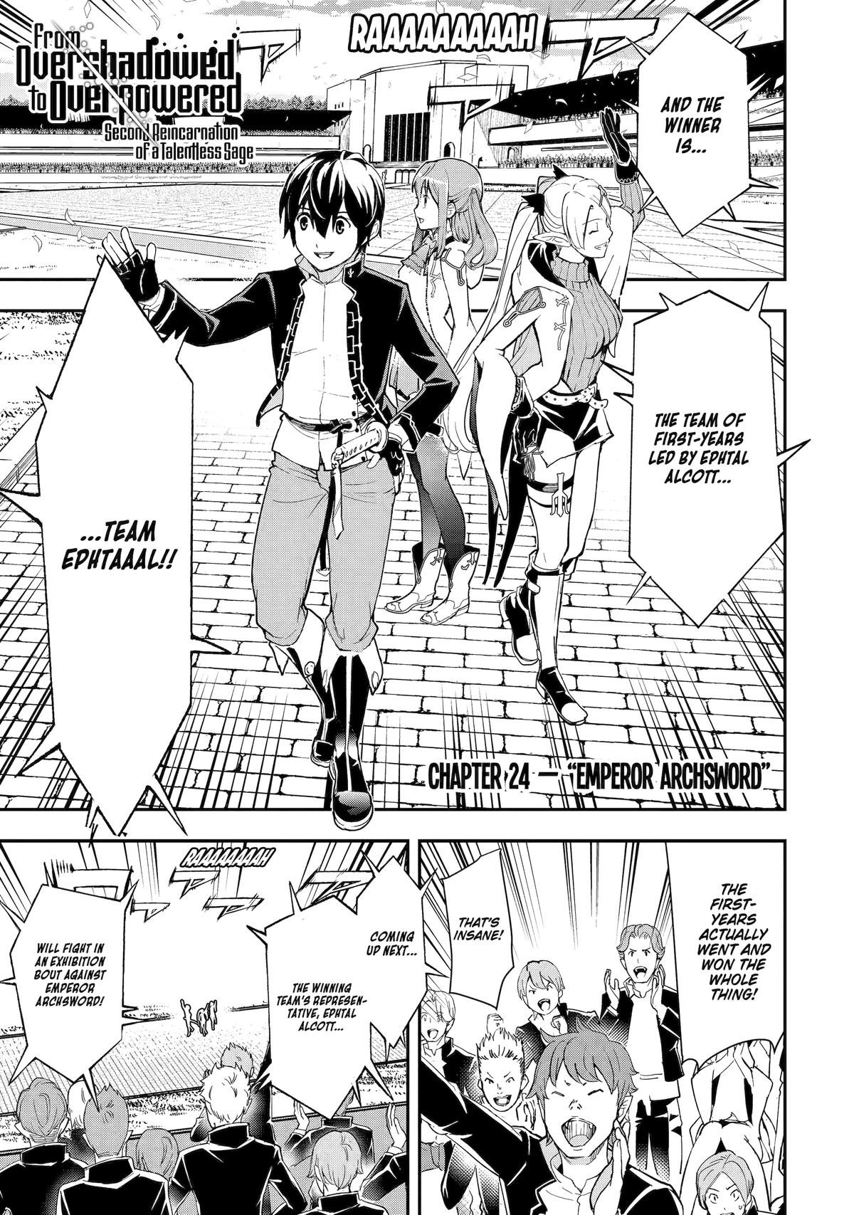 Read From Overshadowed to Overpowered Second Reincarnation of a Talentless Sage Manga Online
