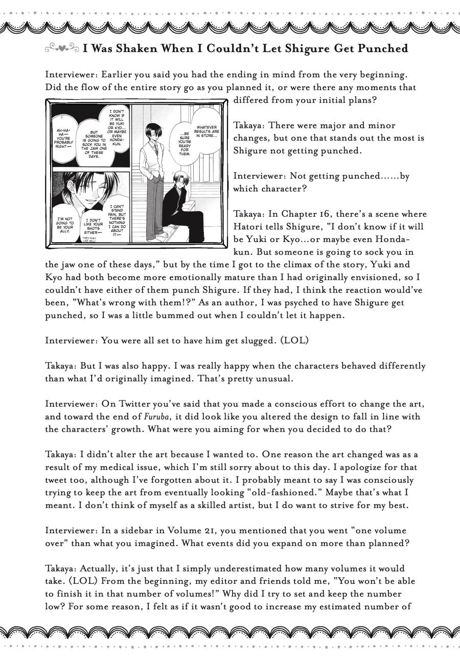 Read Fruits Basket Manga Online